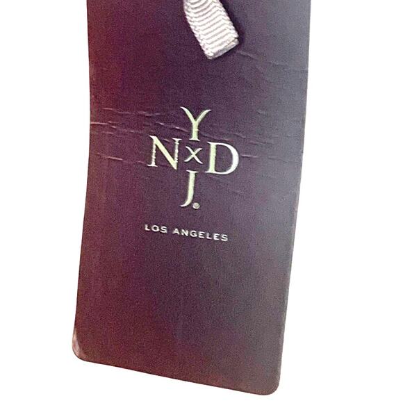 NEW NYDJ Ankle Jeans 8 Orange Print Straight Leg HR Lift Tuck Slimming USA - Picture 14 of 14